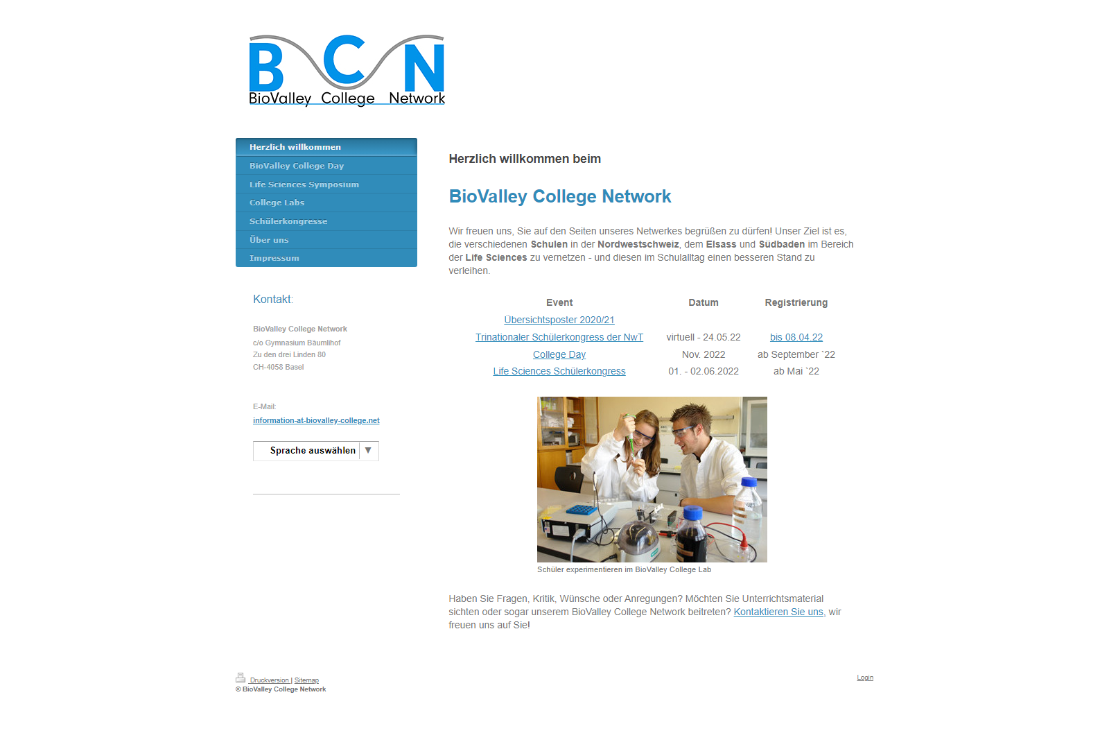 Biovalley College-Network