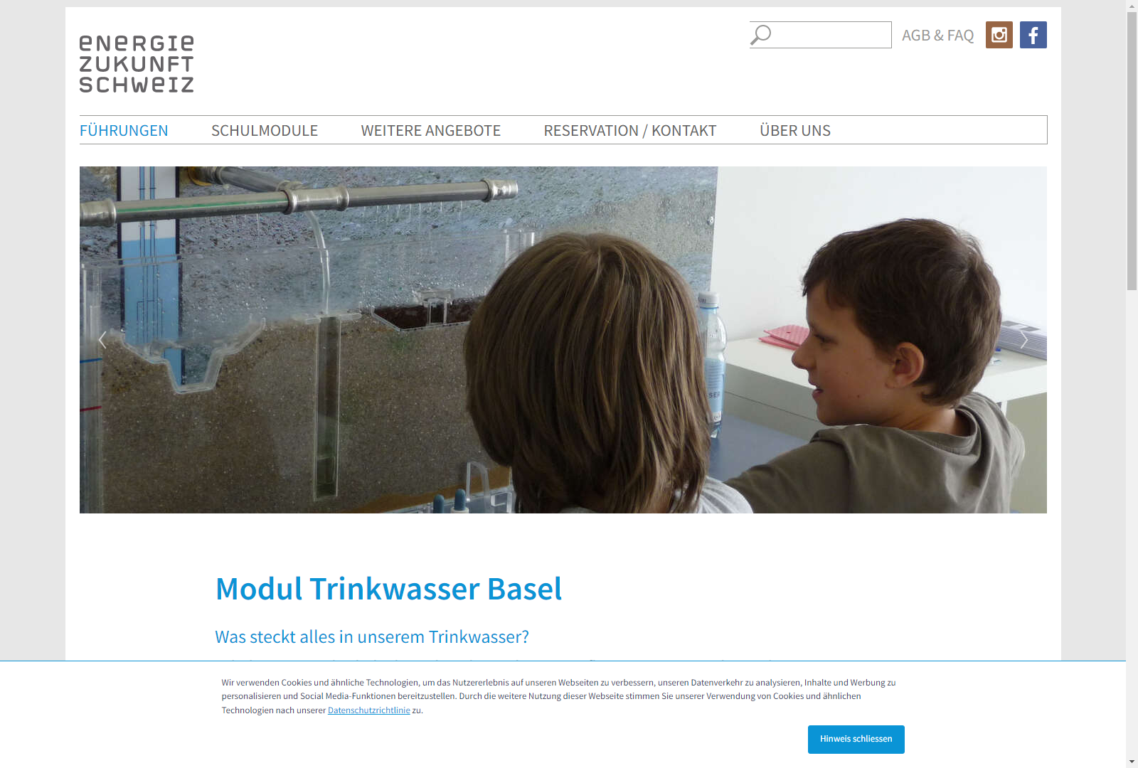 Trinkwasseraufbereitung Basel - Energie Zukunft Schweiz - Linie-e
