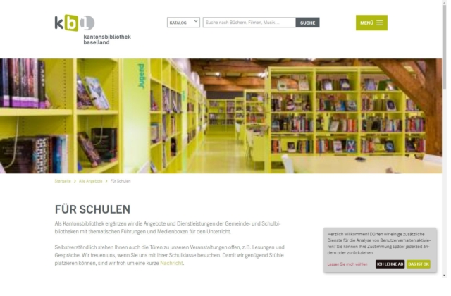 Bibliotheksfahrplan Baselland (Gemeindebibliothek Birsfelden)